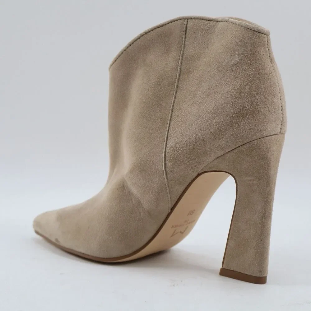 🔥Marc Fisher Masina Suede Ankle Boots, Medium Natural 5US MSRP$199 SHIPS TODAY - Picture 4 of 10